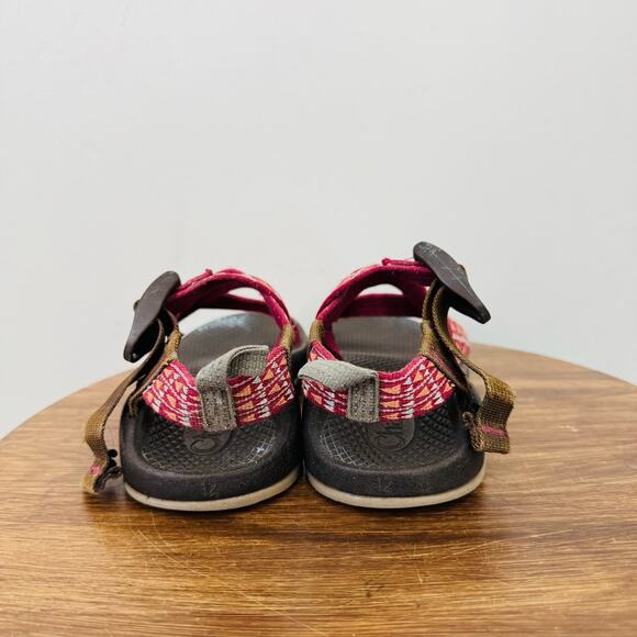 Chaco Z Cloud Pink Strappy Sandals Girls Size 12 - Picture 5 of 9